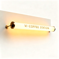 Boîtes lumineuses publicitaires en acrylique, enseignes rétroéclairées LED personnalisées