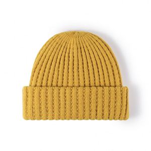 Woolen Women's Winter Keep Warm Thickened <b>Face</b>-Looking Small Beanie Hat Knitted Earflaps Cap Wholesale - Product Image 1