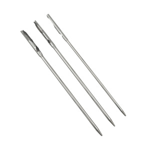 Pl Eyelet <b>Threading</b> <b>Tool</b> Metal For Hat Drawstrings Waistbands Belts Hand Sewing - Product Image 2