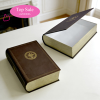 Caja de Regalo Magnética de Cartón Rígido para Embalaje de Ropa, Diseño de Color con Logotipo Personalizado de Lujo, Caja Decorativa con Forma de Libro Falso