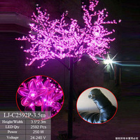 Rosa/lila LED-Kirschblüten bäume Künstliche Außen leuchten Bäume