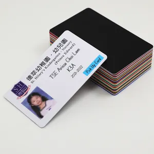 Ukuran standar 13.56Mhz Tk4100 pvc kartu Id kustomisasi kartu Chip bisnis Id foto pribadi digunakan untuk kartu pekerja