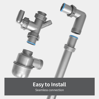 Tuyau de vidange de bassin à installation facile-drains et crépines pour le drainage du bassin de récupération, des égouts et du lavabo
