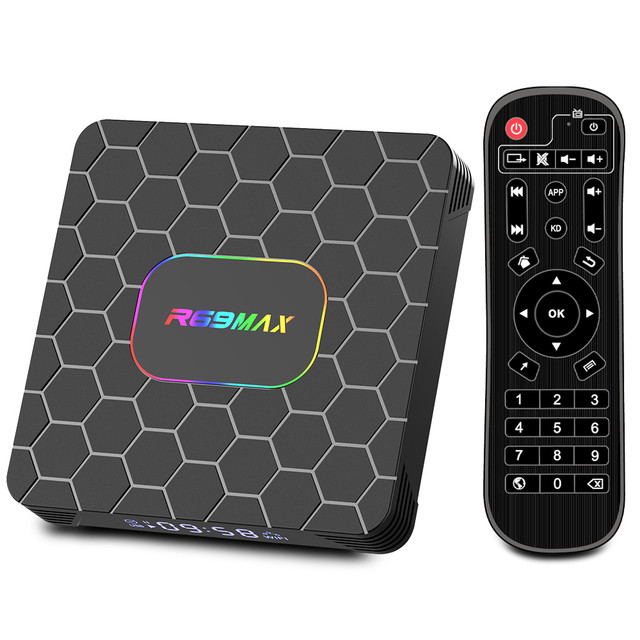 Ihomemix R69 MAX Android 14 Smart TV Box RK3528 2.4G/5Ghz High Speed Wifi 6 Tv Box for Smart Home Media Player 8K Set-Top Box