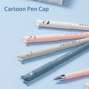 Stylo Gel Effaçable Personnalisé en Plastique 0,38 mm, Motif Animal Mignon Kawaii, Encre Bleue et Noire, Écriture Fluide pour Étudiants et Enfants, Idéal comme Cadeau - Product Image 5