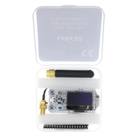CHY SX1276 ESP32 LoRa 868MHz-915MHz Écran OLED Bleu 0,96 Pouces Kit WIFI Carte de Développement 32 Broches DIP Personnalisé C86