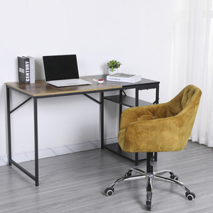 Mesa de oficina de madera moderna para el hogar, mueble de oficina, escritorio ejecutivo de metal y acero - Product Image 5