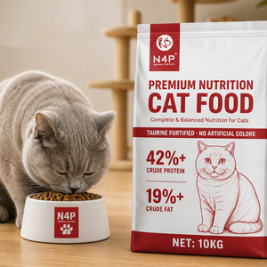 Nourriture pour chats N4P 42% de protéines de qualité supérieure, naturelle et complète, 10 kg, enrichie en <span class=keywords><strong>taurine</strong></span>, nutrition complète et équilibrée, <span class=keywords><strong>croquettes</strong></span> pour chats - Product Image 3