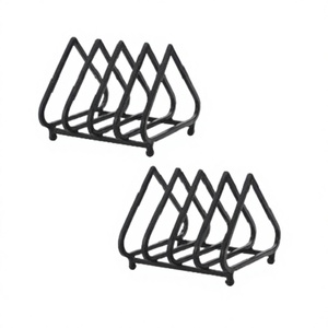 Support à assiettes en fer forgé pour rangement de cuisine, qualité supérieure, pour restaurants et hôtels - Product Image 1