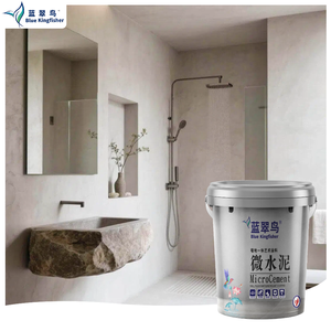 Diseño Estético Interior, Materiales <span class=keywords><strong>de</strong></span> Alta Gama, <span class=keywords><strong>Microcemento</strong></span> Blue Kingfisher, Pintura que Entiende Mejor el Diseño - Product Image 2