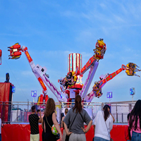 Manège mécanique de parc d'attractions, machine à sauter rotative, équipement de divertissement pour fête foraine
