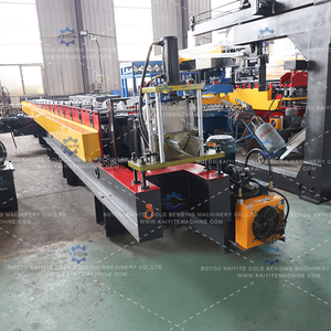 Machine automatique de formage de gouttières en acier galvanisé, machine de fabrication de canaux d'eau, machine de découpe hydraulique <span class=keywords><strong>pour</strong></span> gouttières de drainage de toiture - Product Image 6