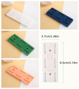 <b>Plastic</b> 5-Layer Punch-Free Adhesive Modern Multifunction Non-Folding Socket Holder Wall Mounting Bracket Stand Custom Logo - Product Image 5