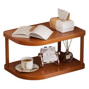Desktop corner shelf for storing cups, <b>teacups</b>, coffee cups, water cups, and tea sets. Small tabletop cup holder. - Product Image 5