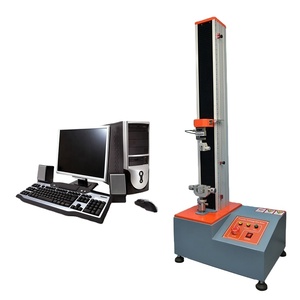 เครื่องทดสอบแรงดึงแบบเดี่ยวสำหรับห้องปฏิบัติการฟิสิกส์ LCD/ระบบทดสอบวัสดุ/เครื่องทดสอบแรงดึงยาง หน้าจอสัมผัส วัสดุสำหรับเครื่องจักร - Product Image 1