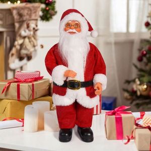 New Arrival Popular Hot Sell Factory Christmas Decorations Santa Claus Doll Figurine Supplies Table Top Ornaments Polyester - Product Image 2