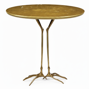 Mesa de latón hecha a mano, ideal para amantes de la decoración que buscan muebles que ofrezcan estilo, comodidad, durabilidad, belleza y armonía. - Product Image 1