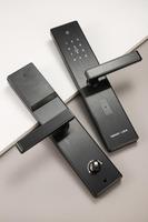 Cerradura Inteligente para Puerta con Pantalla Táctil Digital Electrónica, Control por Aplicación TTlock WIFI, Huella Dactilar, Aleación de Aluminio de Fabricación Original