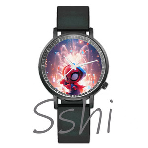 <span class=keywords><strong>Orologio</strong></span> al quarzo personalizzato da uomo e da donna con motivo Spider-Man nuovo <span class=keywords><strong>orologio</strong></span> da studente con Logo unico in PVC - Product Image 3