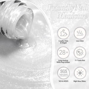 BORN PRETTY 10ml Super Shine Clear Base White Cat Eye Gel Polish OEM Tpo Hema <span class=keywords><strong>Free</strong></span> Cateye Nail Gel Polish Varnish for Nail Art - Product Image 4