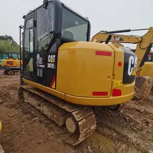 Excavatrice sur chenilles 307 d'occasion entièrement inspectée, 7 tonnes, capacité de la benne de 0,33 m³, PLC et roulements, vidéo et rapport fournis - Product Image 4