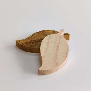 Wholesale Eco-friendly High-End <b>USB</b> Case Form Wooden Leaf Bamboo <b>USB</b> Shell Tender-specific <b>USB</b> for Decor Wooden Crafts - Product Image 1