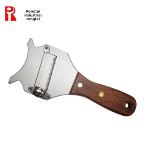 Couteau à râpe à fromage en acier inoxydable avec manche en bois de poire Outil de cuisine ménager pour les copeaux de <span class=keywords><strong>truffe</strong></span> Vente en gros - Product Image 6