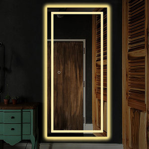Gương Chiếu Hậu Có Đèn Led Trọn Khung Hình <span class=keywords><strong>Ul</strong></span> <span class=keywords><strong>Ce</strong></span> Cho Salon Khách Sạn Gương Sàn Với Đèn Led Gương Cơ Thể - Product Image 5