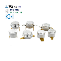 Thermostat à disque bimétallique KH KSD301 NC NO pour bouilloire électrique, régulateur de température en Celsius, sécurité céramique, 220V, garantie 1 an
