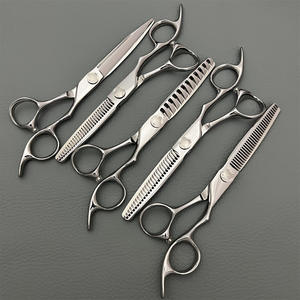 Tijeras de Peluquería Vg10 de 6 Pulgadas, Tijeras de Entresacar para Diestros, Uso Profesional, Hoja de Acero Inoxidable - Product Image 3
