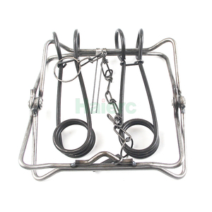 <span class=keywords><strong>Trampa</strong></span> de agarre de alta resistencia y alta sensibilidad para control de plagas en exteriores, jardín, granja, para ardillas, mapaches, visones, jabalíes HC2715 - Product Image 5