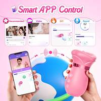 Wasserdichter USB-Aufladbarer Erwachsenen-Vibrator für Frauen und Paare mit 10 Frequenzen Zungen-Leck- und Brustwarzen-Saugfunktionen