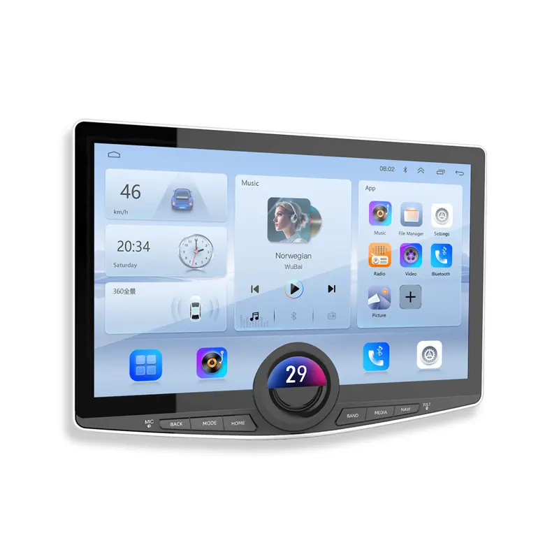Großhandel 1Din Android Autoradio 4+64G 11,88" Touchscreen GPS Navigation WLAN BT RDS AUX DVR Stereo Autoradio