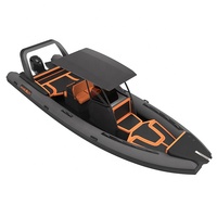 Bateau pneumatique RHIB 860 RIB à coque en aluminium ORCA Hypalon Step Hull