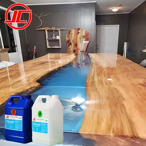 Clear Low Viscosity Epoxy Coating Resin for Table Finish Pure Epoxy Resin and Hardener Wooden Products