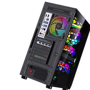 Lovingcool <span class=keywords><strong>prix</strong></span> d'usine pleine <span class=keywords><strong>tour</strong></span> ATX/MATX/ITX boîtier de bureau de jeu PC avec USB3.0 panneau latéral en verre trempé armoire PC - Product Image 4