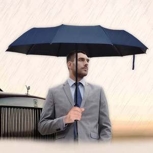 <span class=keywords><strong>Parapluie</strong></span> publicitaire pliant en trois sections, coupe-vent, automatique, en fer et vinyle, personnalisable avec logo, pour <span class=keywords><strong>homme</strong></span>, idéal comme cadeau d'affaires - Product Image 2