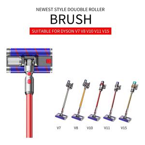 <span class=keywords><strong>Brosse</strong></span> à double rouleau souple avec phares LED <span class=keywords><strong>pour</strong></span> DYsoner <span class=keywords><strong>V7</strong></span> V8 V10 V11 Pièces d'aspirateur <span class=keywords><strong>Brosse</strong></span> de sol <span class=keywords><strong>pour</strong></span> aspirateur - Product Image 4