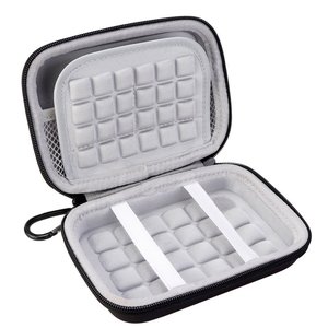Sac de rangement compact anti-rayures en <span class=keywords><strong>EVA</strong></span> noir anti-poussière pour batterie externe, vente en gros d'usine - Product Image 1