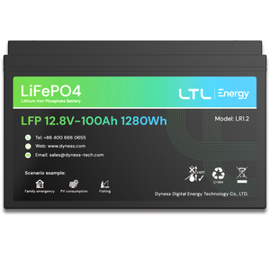 Pin Lithium LTL 12.8v, Pin năng lượng mặt trời Lifepo4 12v 100ah tích hợp BMS, Pin Lithium chu kỳ sâu cho hệ thống năng lượng gia đình - Product Image 1