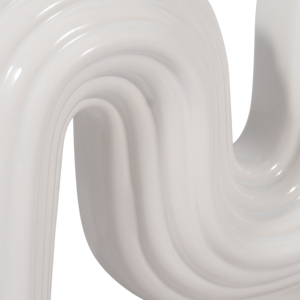 Vaso in ceramica a forma di U Loopy per decorazioni moderne per la casa, soggiorno, camera da letto, ufficio, tavolo. - Product Image 5