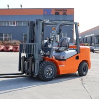 Chariots élévateurs diesel tout-terrain 3, 3,5, 4, 5 tonnes avec moteur japonais Xinchai, certifiés CE ISO, durables et à prix compétitif