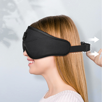 Masque de sommeil occultant la lumière avec Bluetooth 5.4, bruit blanc portable et musique apaisante, idéal pour les voyages et la relaxation
