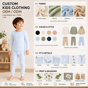 Ensemble décontracté 2 pièces respirant pour enfants : haut à manches longues uni et leggings à col rond pour tout-petits, idéal pour le printemps - Product Image 5