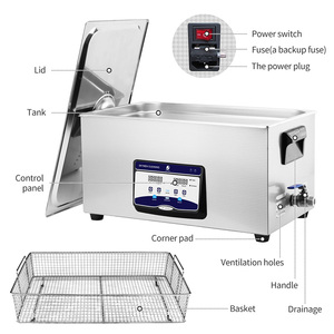 Skymen siêu âm sạch hơn JP-080S công nghiệp siêu âm sạch hơn máy phát điện <span class=keywords><strong>homogenizer</strong></span> 25L thiết bị siêu âm - Product Image 5