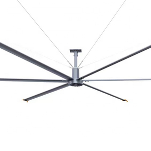 Ventiladores de Techo HVLS Keystone de 4.3m (14 pies) con Motor PMSM AC IE5, Aspas de Aleación de Aluminio y Magnesio, 220V/380V, Garantía de 3 Años - Product Image 1