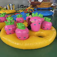 Accessoires pour événements sportifs amusants - Ensemble de tirage de carottes gonflables en PVC - Activité de team building en extérieur - Vente directe usine JUNAO A-4