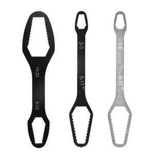 Llave de boca doble de 8-22 mm, hexagonal, métrica, de acero industrial, con mordaza dentada - Product Image 4