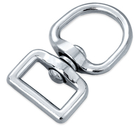 Gantungan kunci Carabiner logam, aksesori perangkat keras kualitas tinggi, paduan seng, gesper putar 8 bentuk, Gantungan Kunci