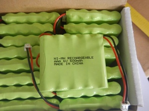 Paquete de Baterías Recargables Ni-MH 3*AAA de 600 mAh, Forma Triangular, 3.6 V, para Lámpara de Emergencia - Product Image 4